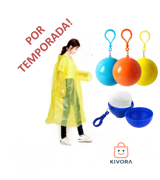 Impermeable Portátil de Llavero